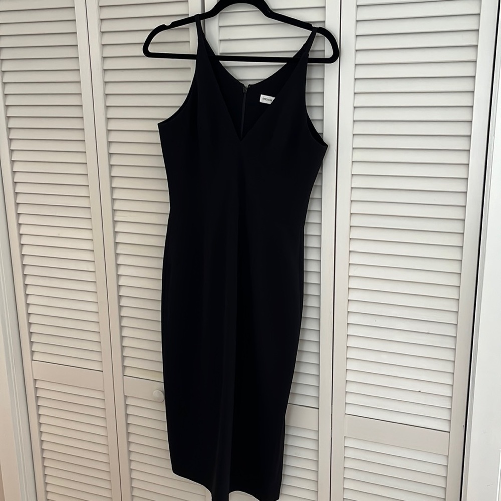 Black cocktail midi dress from Dress the Population